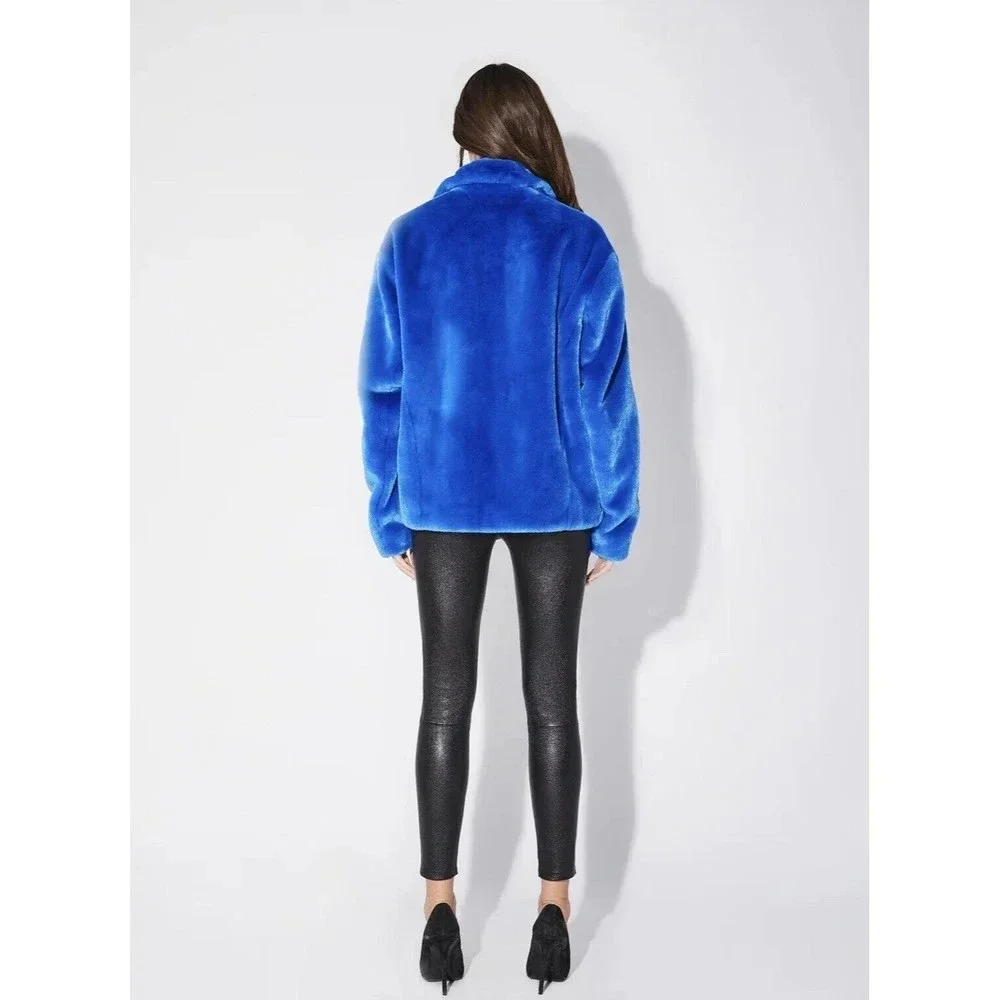 RtA‎ REESE JACKET MAGNETIC BLUE Oversized Size Medium NEW! MSRP $395 - Picture 4 of 10